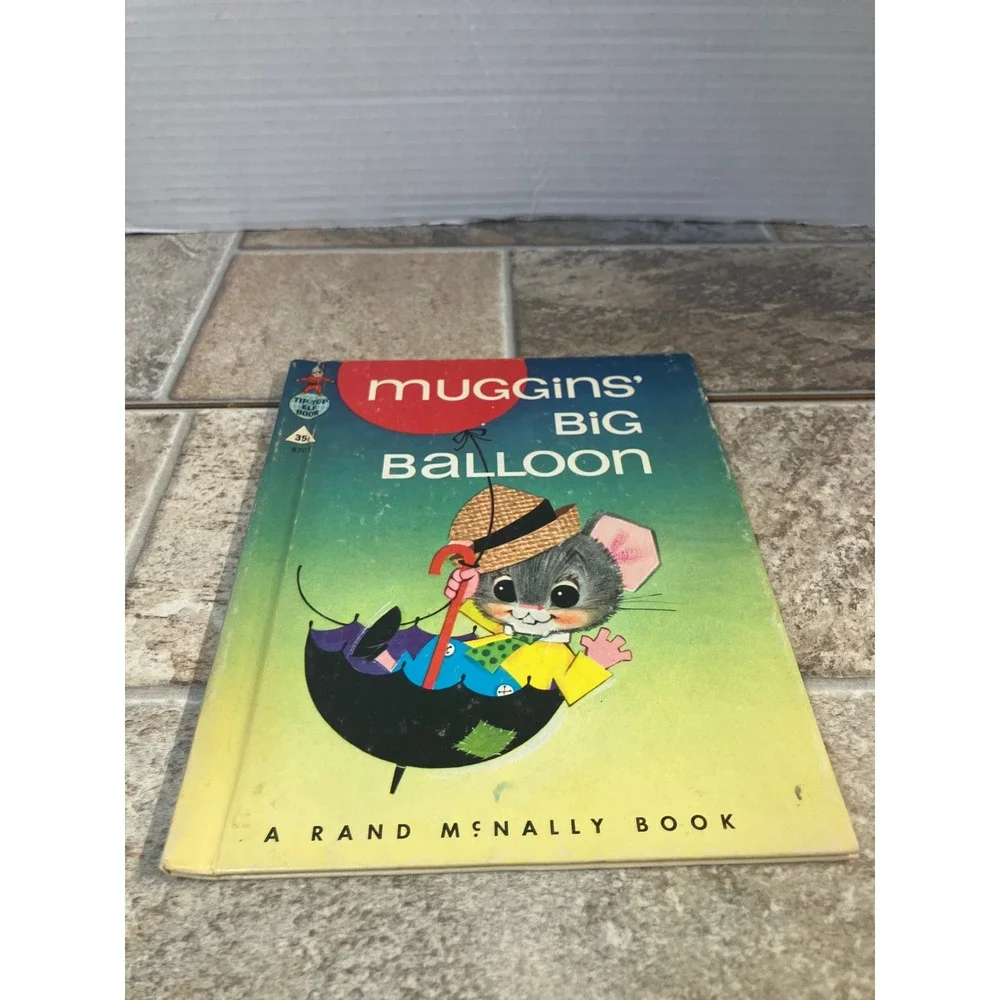 Muggins‎ Big Balloon Rand McNally Tip Top Elf Book Childrens Story Vintage